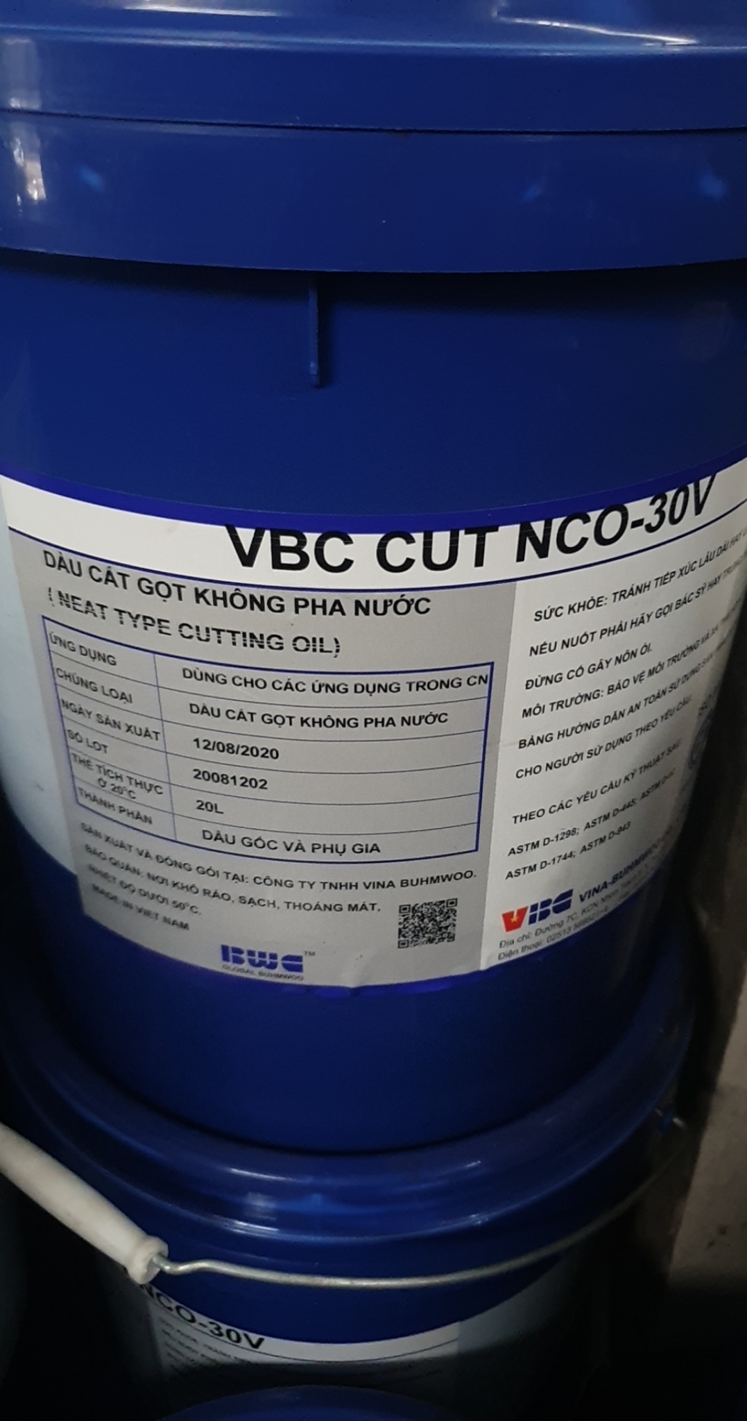 Dầu cắt gọt không pha nước