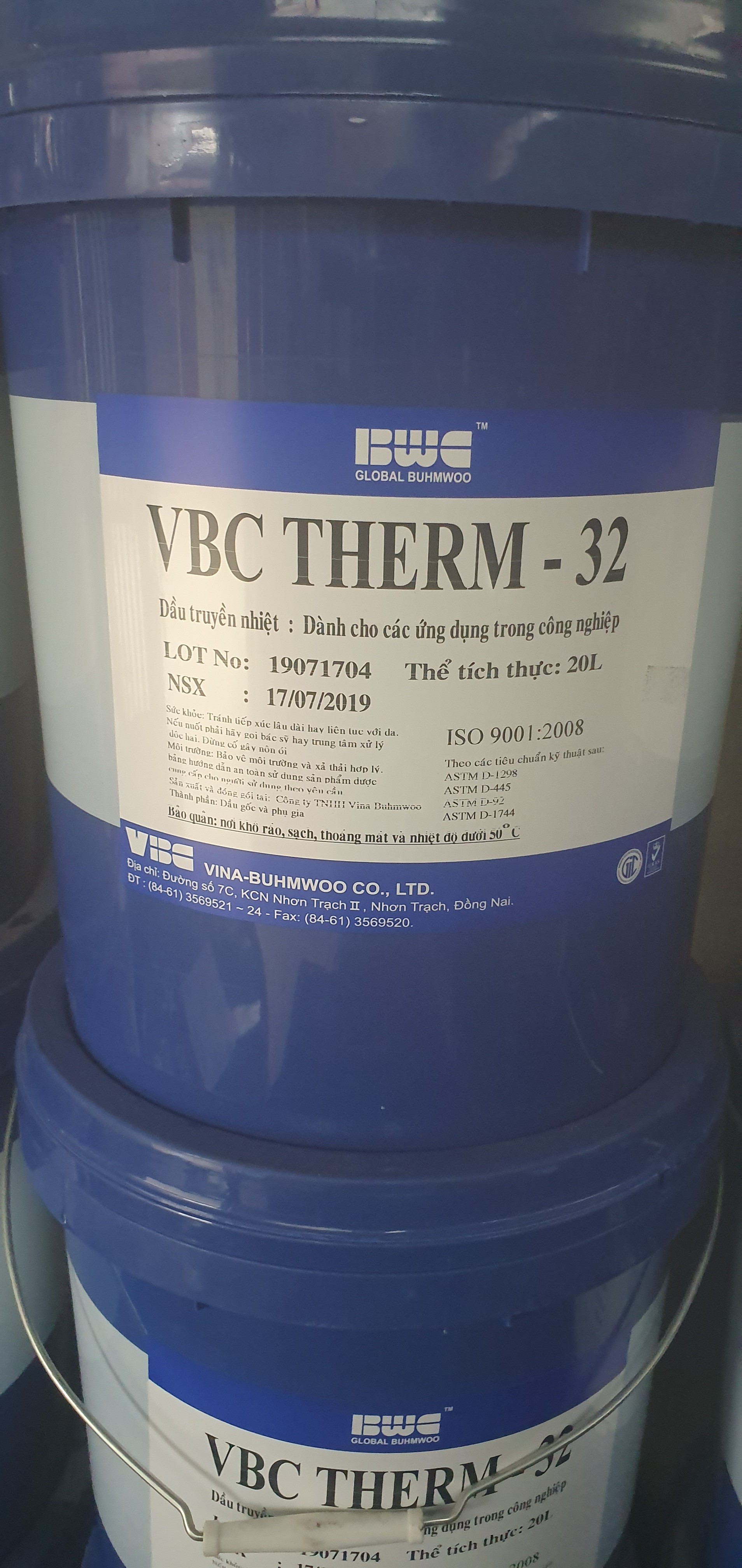Dầu truyền nhiệt VBC Therm 32